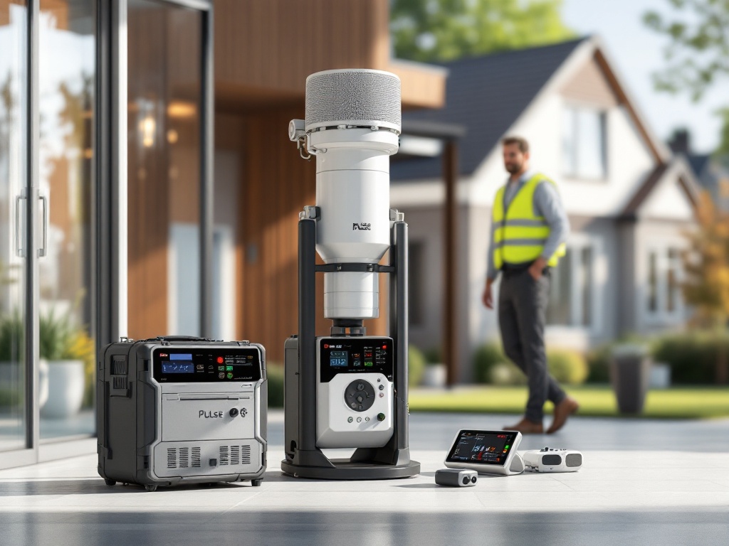 Measuring building air tightness with Pulse Measuring building air tightness with Pulse