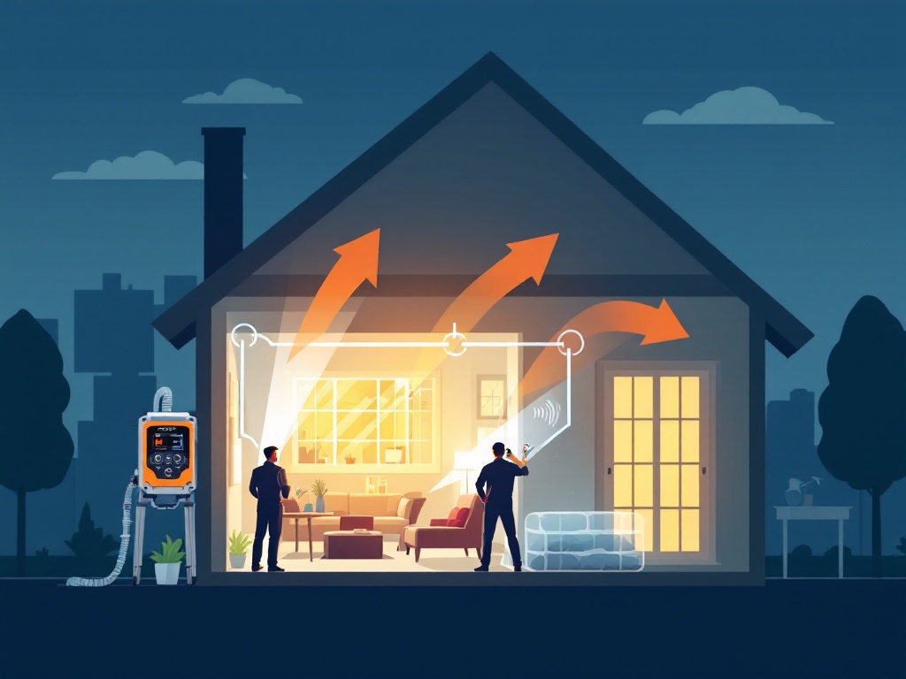 Measuring building air tightness with Pulse Measuring building air tightness with Pulse